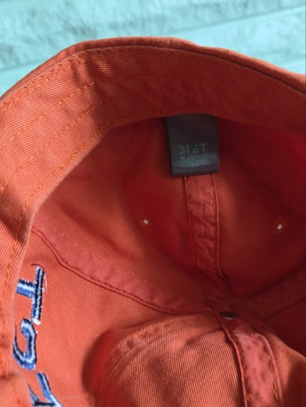 Nwt Orange Distressed Midest MWest Baseball Cap Hat